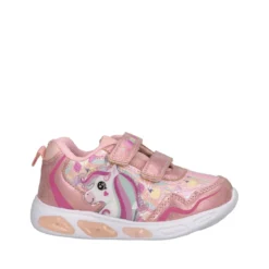 Sneakers Bambina Rosa Unicorn con Luci