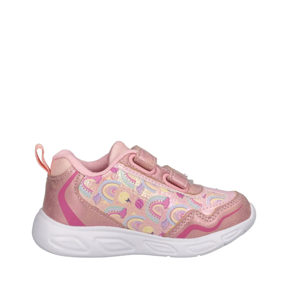 Sneakers Bambina Rosa Unicorn con Luci