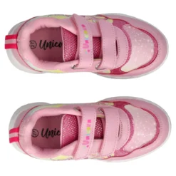 Sneakers Bambina Rosa Unicorn con Luci