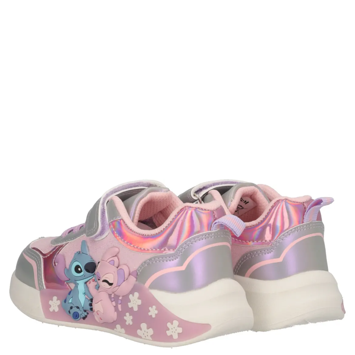 Sneakers Bambina Stitch e Angel Rosa con Luci