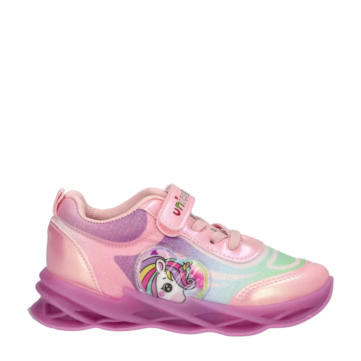 Sneakers Bambina Unicorno Rosa