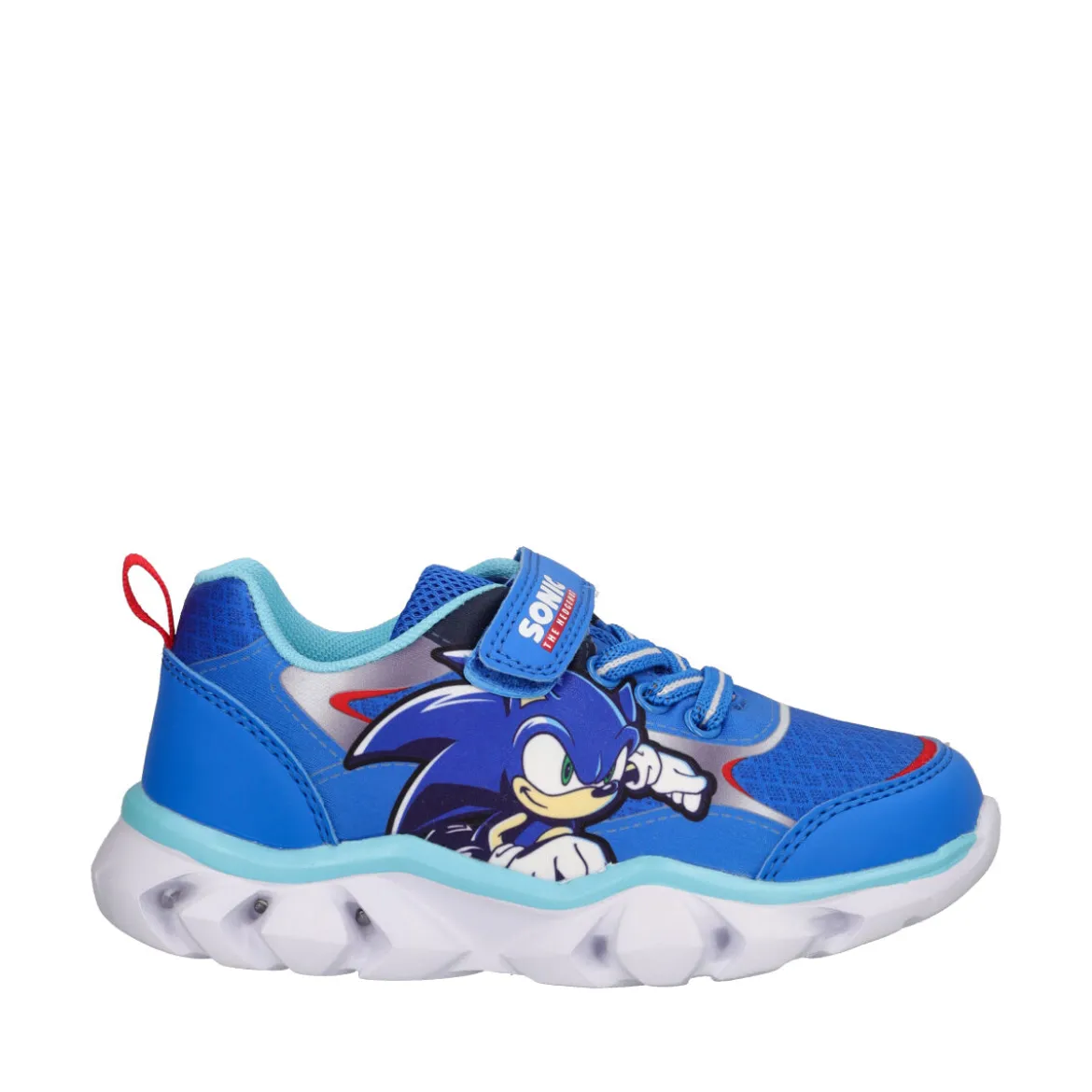 Sneakers Bambini Blu, Sonic con Luci