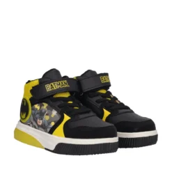 Sneakers Bambini Gialle e Nere di Batman con Luci