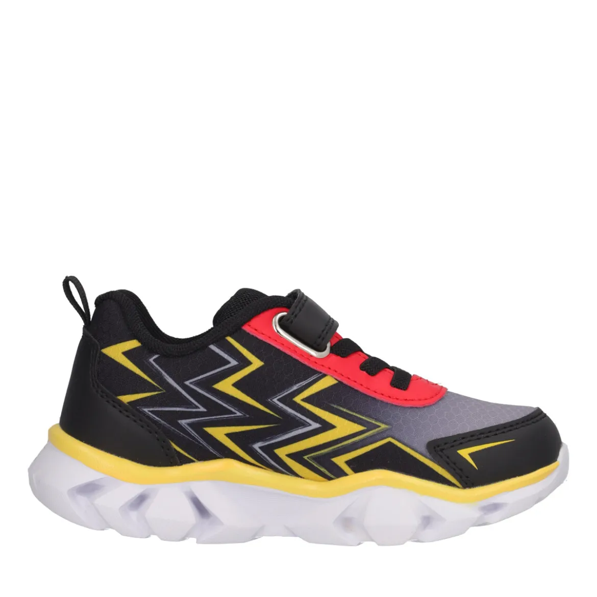 Sneakers Bambini Nere, Gialle e Rosse, Pokémon con Luci