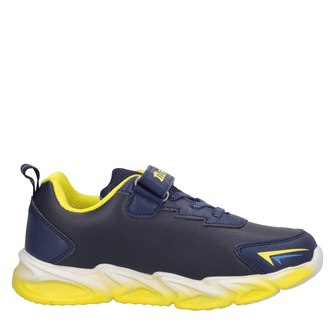 Sneakers Bambino Blu e Gialle con Luci