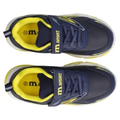 Sneakers Bambino Blu e Gialle con Luci