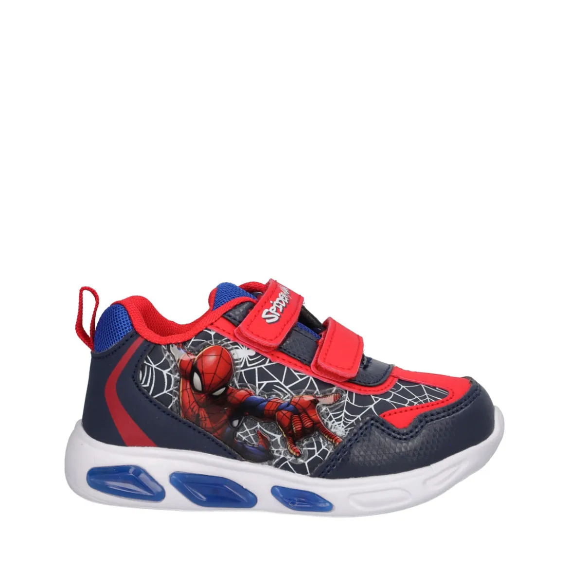 Sneakers Bambino Blu e Rosse Spider-Man con Luci