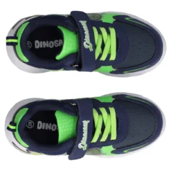 Sneakers Bambino Blu e Verde con Luci