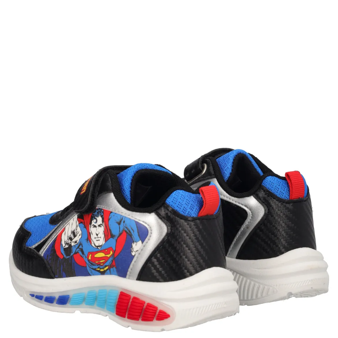Sneakers Bambino Blu Superman con Luci