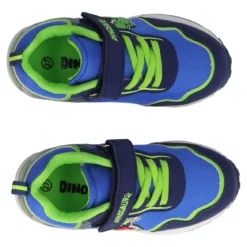 Sneakers Bambino Dinosaur Blu con Luci