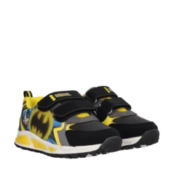 Sneakers Bambino Nere e Gialle Batman con Luci
