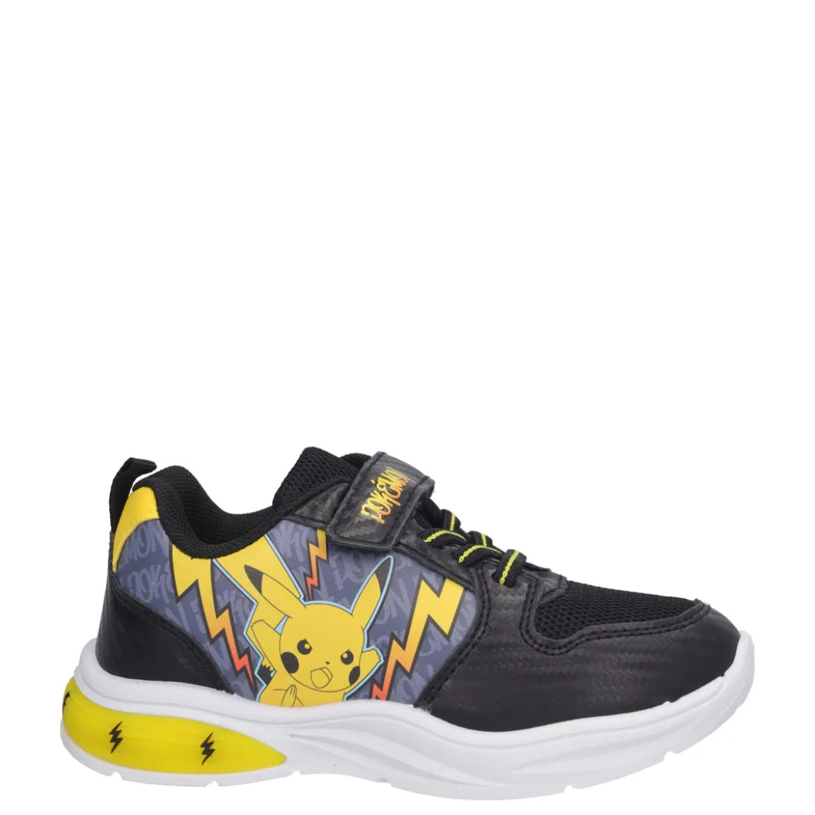Sneakers Bambino Nere Pokémon con Luci