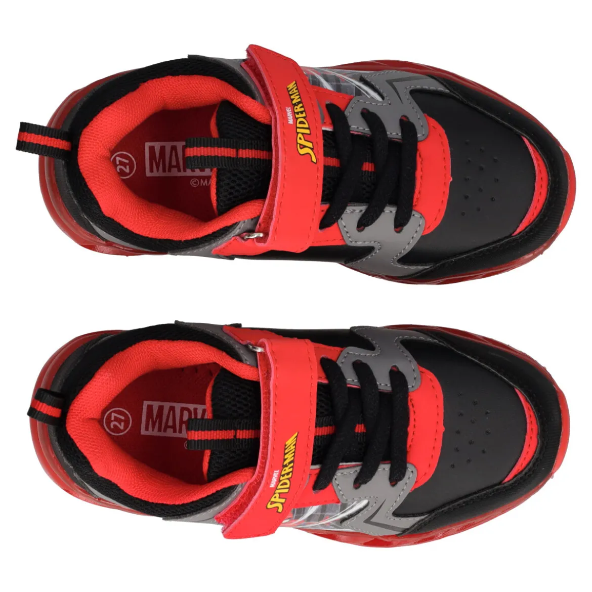 Sneakers Bambino Rosse Spider-Man con Luci