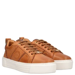 Sneakers Camel Donna in Pelle