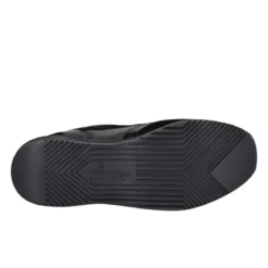Sneakers con zeppa in pelle