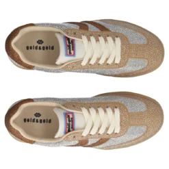 Sneakers Donna Argento e Beige