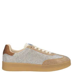 Sneakers Donna Argento e Beige