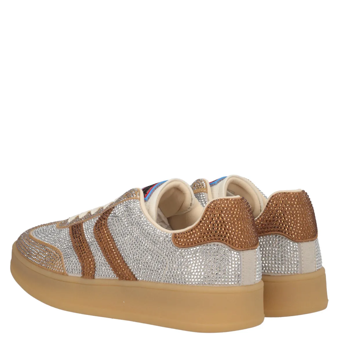 Sneakers Donna Argento e Beige