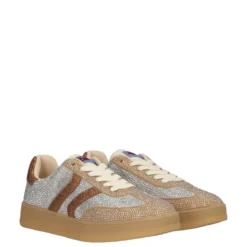 Sneakers Donna Argento e Beige