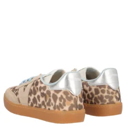 Sneakers Donna Beige Animalier