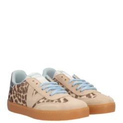 Sneakers Donna Beige Animalier