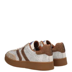 Sneakers Donna Beige e Argento