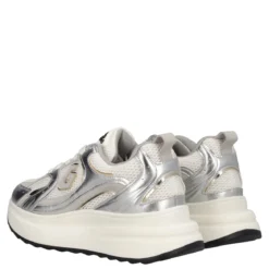 Sneakers Donna Bianche, Argento e Oro