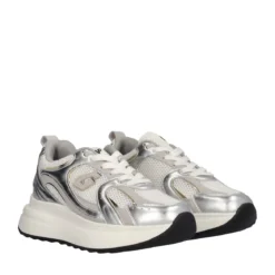 Sneakers Donna Bianche, Argento e Oro