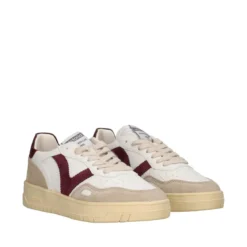 Sneakers Donna Bianche, Beige e Bordeaux