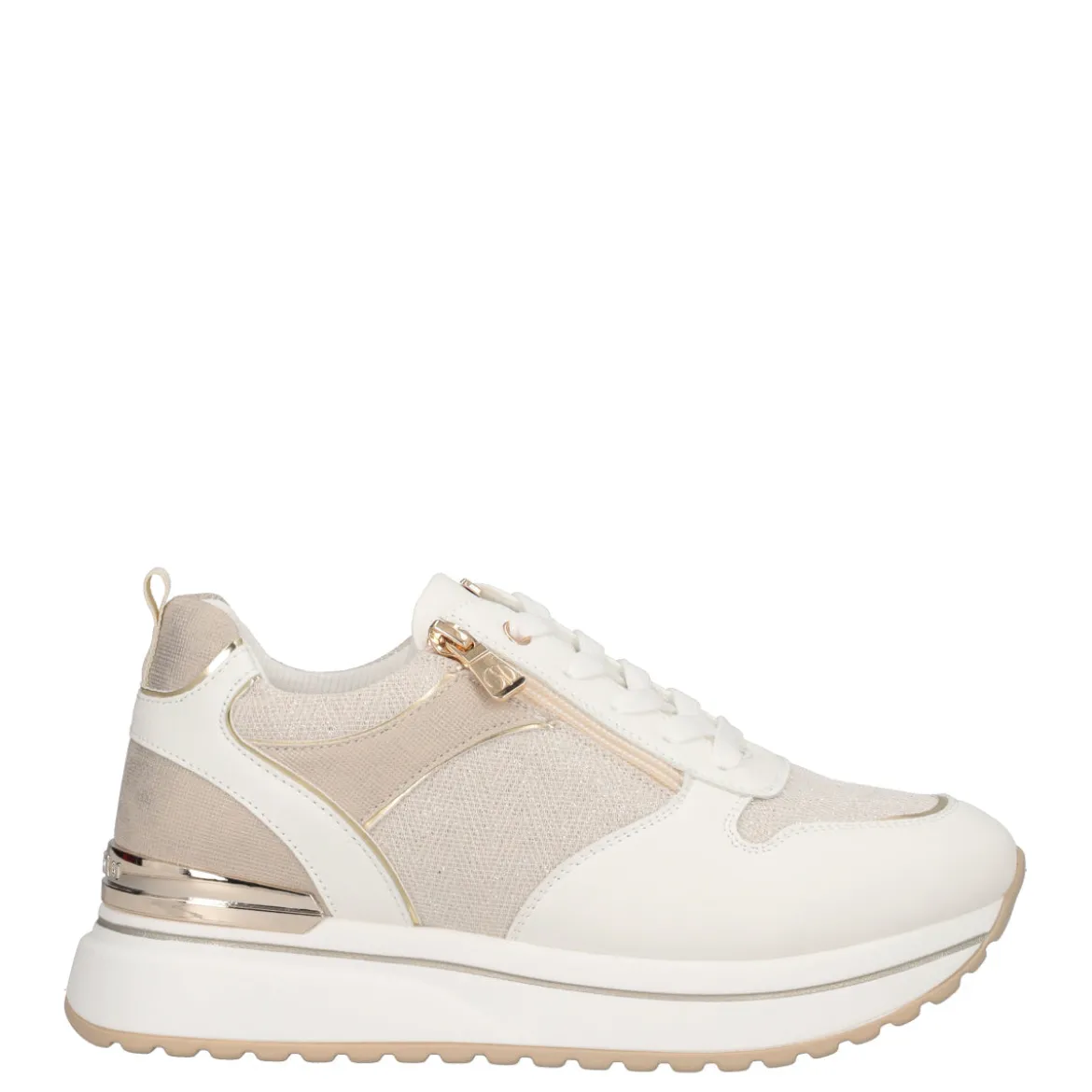 Sneakers Donna Bianche e Oro