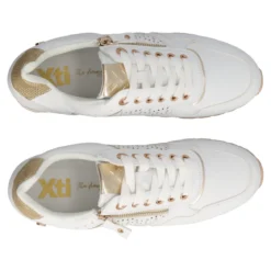 Sneakers Donna Bianche e Oro
