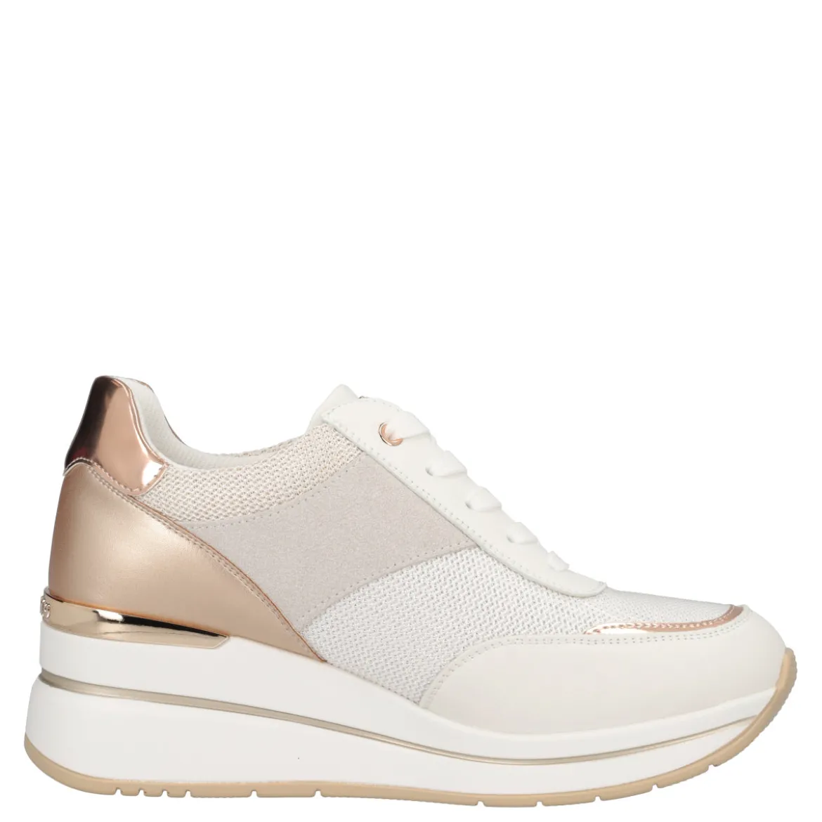 Sneakers Donna Bianche e Oro Rosa