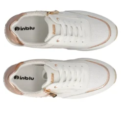 Sneakers Donna Bianche e Oro Rosa
