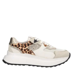 Sneakers Donna Bianche Leopard