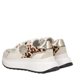 Sneakers Donna Bianche Leopard