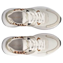 Sneakers Donna Bianche Leopard