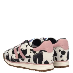 Sneakers Donna Bianche, Nere e Rosa