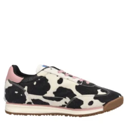 Sneakers Donna Bianche, Nere e Rosa