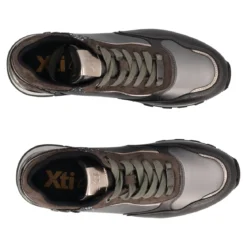 Sneakers Donna Grigio Metallizzato