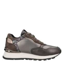 Sneakers Donna Grigio Metallizzato