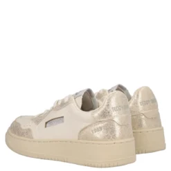 Sneakers Donna Off White e Oro