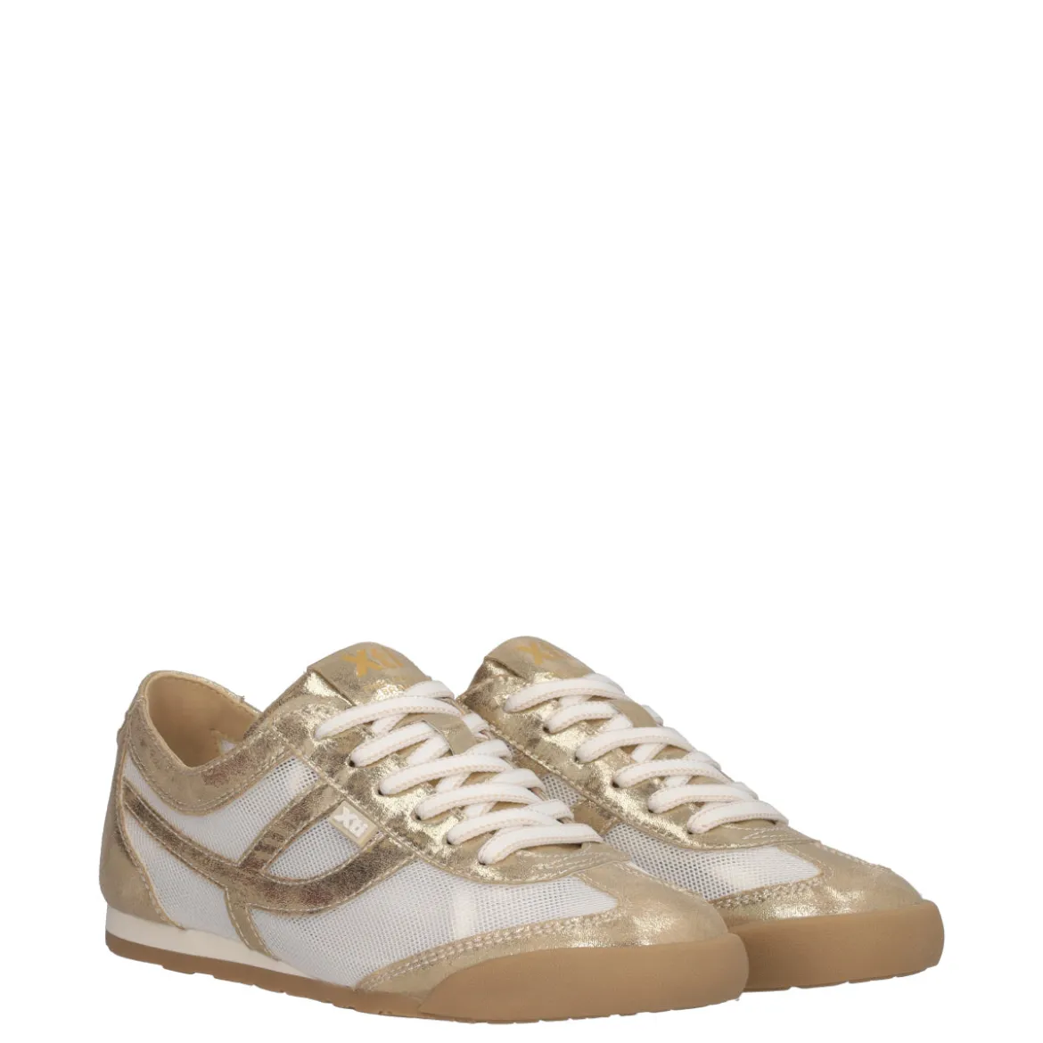 Sneakers Donna Oro e Bianche