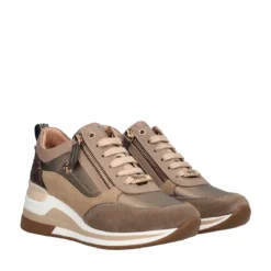 Sneakers Donna Taupe e Bronzo
