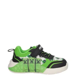 Sneakers Minecraft Verdi con Luci