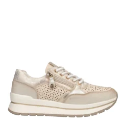 Sneakers Oro con Zip
