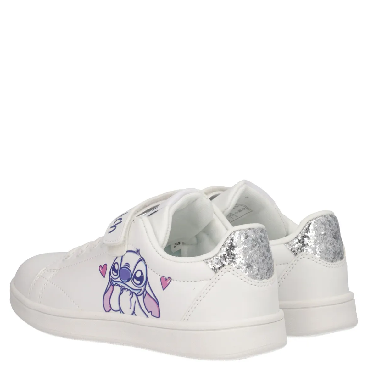 Sneakers Ragazze Bianche Stitch