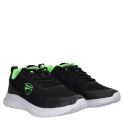 Sneakers Ragazzi Nere e Verdi