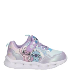 Sneakers Stitch Bambina Lilla con Luci
