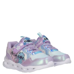 Sneakers Stitch Bambina Lilla con Luci