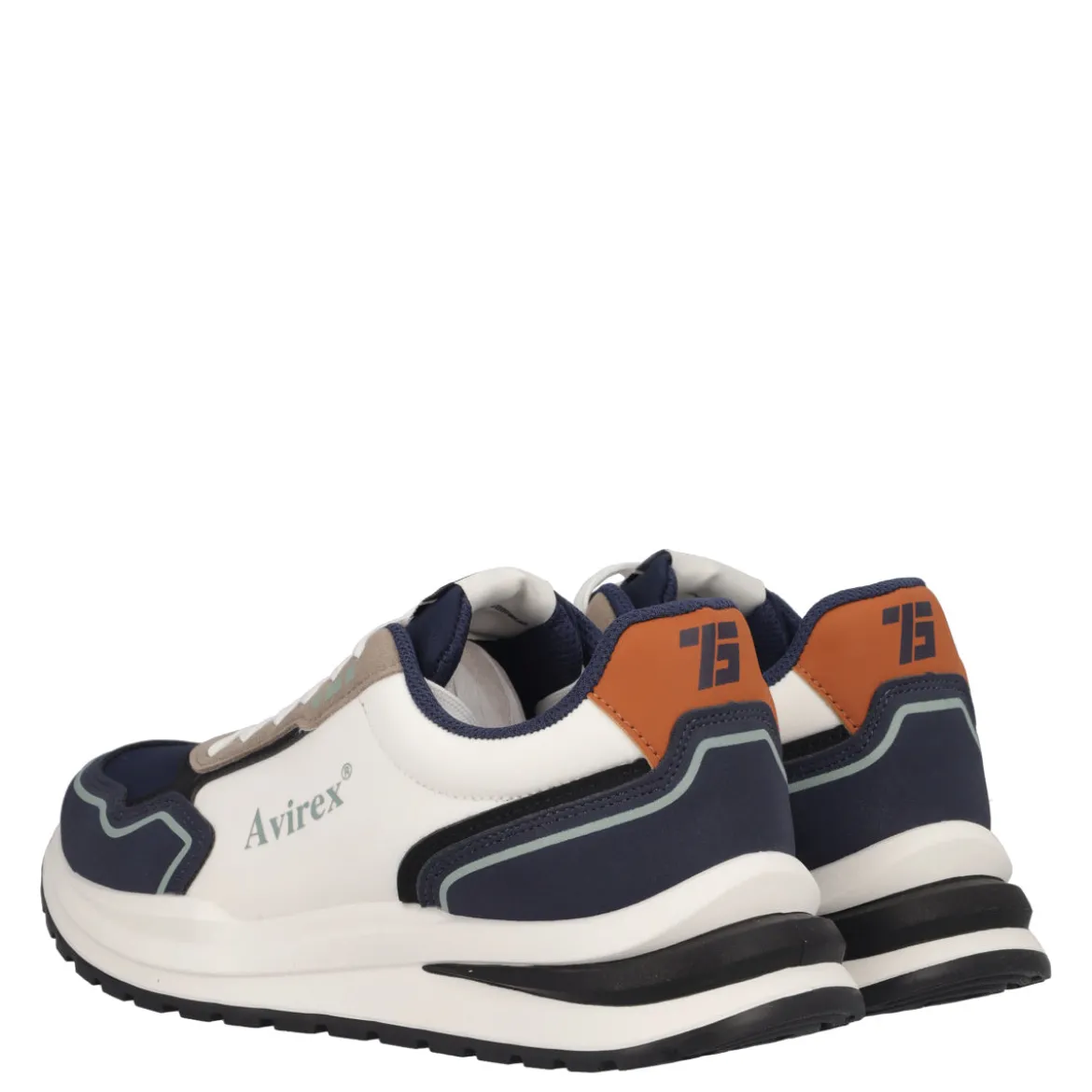 Sneakers Uomo Bianche e Blu
